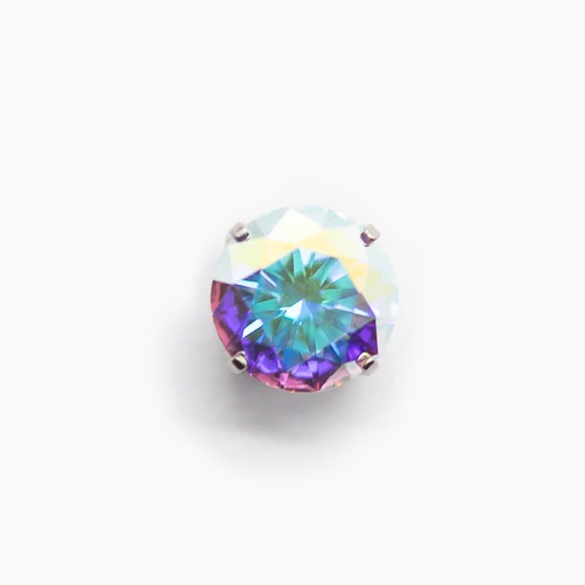 Prong Set Gem | Titanium Threadless Top For Nose, Ears & Lip - Avanti Body Jewelry