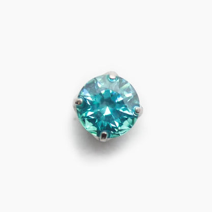 Prong Set Gem | Titanium Threadless Top For Nose, Ears & Lip - Avanti Body Jewelry
