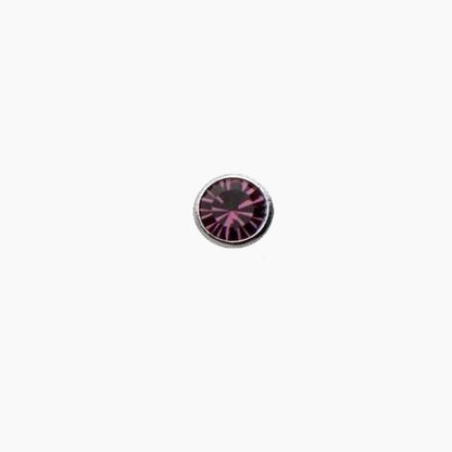 Internally Threaded Bezel Set Gem Labret - Avanti Body Jewelry
