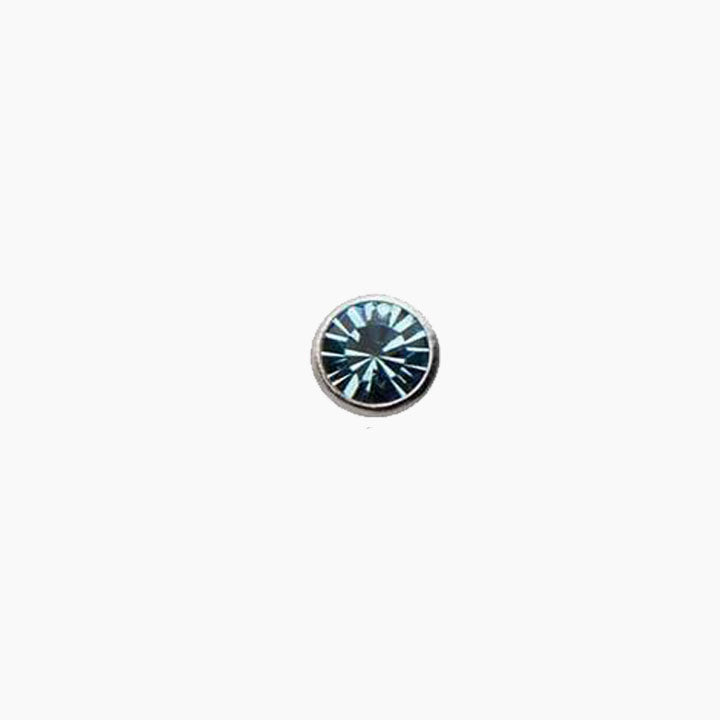 Internally Threaded Bezel Set Gem Labret - Avanti Body Jewelry