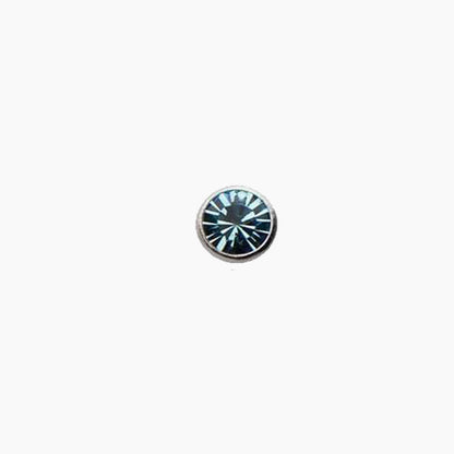 Internally Threaded Bezel Set Gem Labret - Avanti Body Jewelry