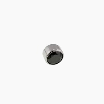 Threaded Bezel-Set Gem End opal - Avanti Body Jewelry