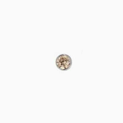 Threaded End | 16g Bezel-Set Gem - Avanti Body Jewelry