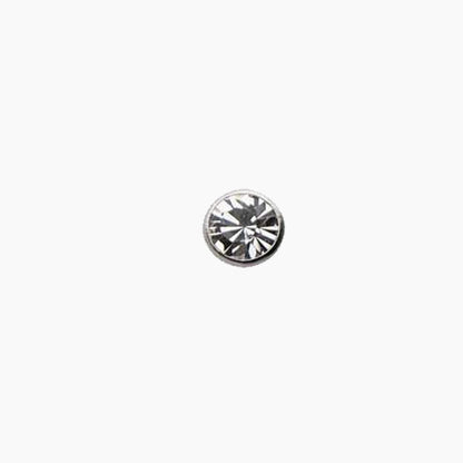 Internally Threaded Bezel Set Gem Labret - Avanti Body Jewelry