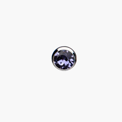 Side-Set Gem & Opal Threadless Ends For Nose, Ears & Lip - Avanti Body Jewelry