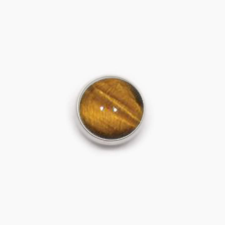 Cabochon Bezel Set Stone | Titanium Threadless Top For Nose, Ears & Lip - Avanti Body Jewelry