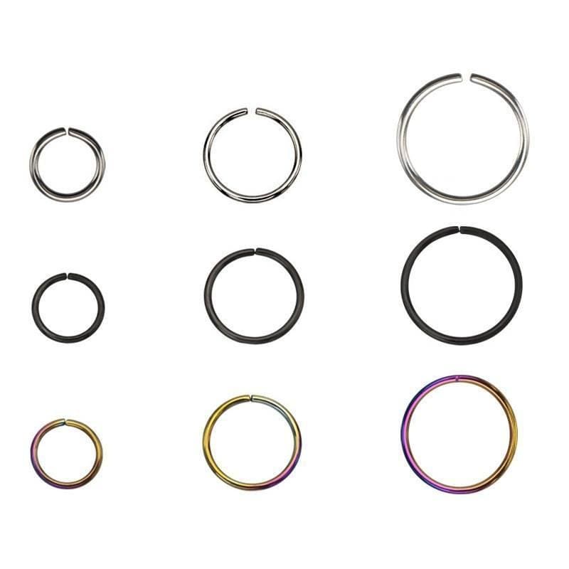 Split Ring Nostril Hoop - Avanti Body Jewelry