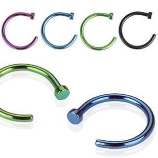 Titanium Anodized Nose Hoop Hammer - Avanti Body Jewelry