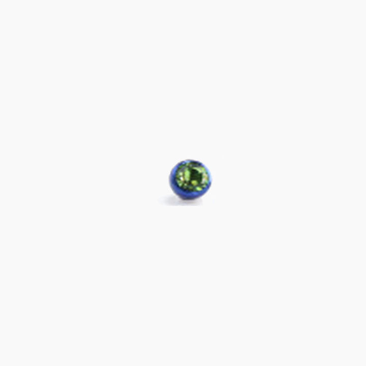 Threaded Low-Profile Bezel Set Gem - Avanti Body Jewelry