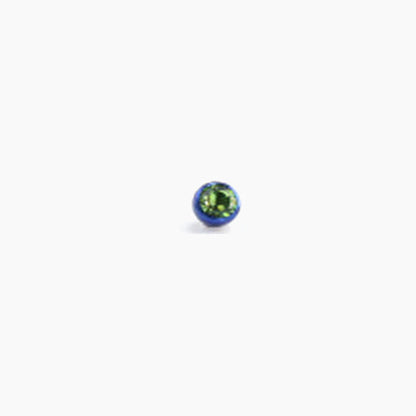 Threaded Low-Profile Bezel Set Gem - Avanti Body Jewelry