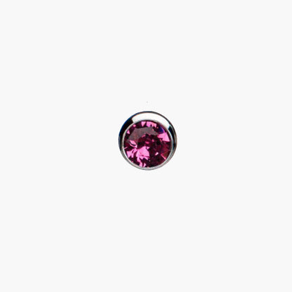 Side-Set Gem & Opal Threadless Ends For Nose, Ears & Lip - Avanti Body Jewelry