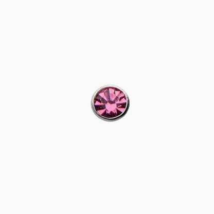Internally Threaded Bezel Set Gem Labret - Avanti Body Jewelry