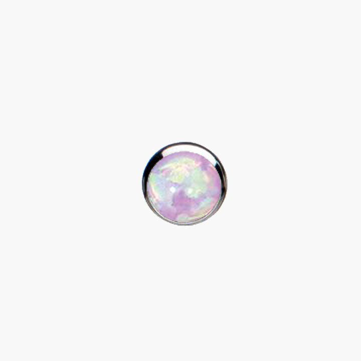 Threaded Opal & Stone Cabochon End/ Dermal Top - Avanti Body Jewelry