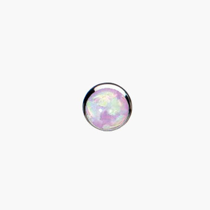 Threaded Opal & Stone Cabochon End/ Dermal Top - Avanti Body Jewelry