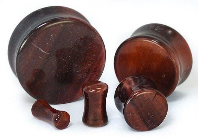 Stone Plugs | Tigers Eye - Avanti Body Jewelry