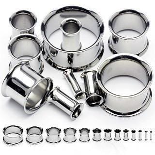 Steel Eyelets | Simple Stainless Steel Tunnel Pair - Avanti Body Jewelry