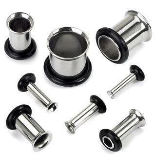 Steel Eyelets | Simple Stainless Steel Tunnel Pair - Avanti Body Jewelry