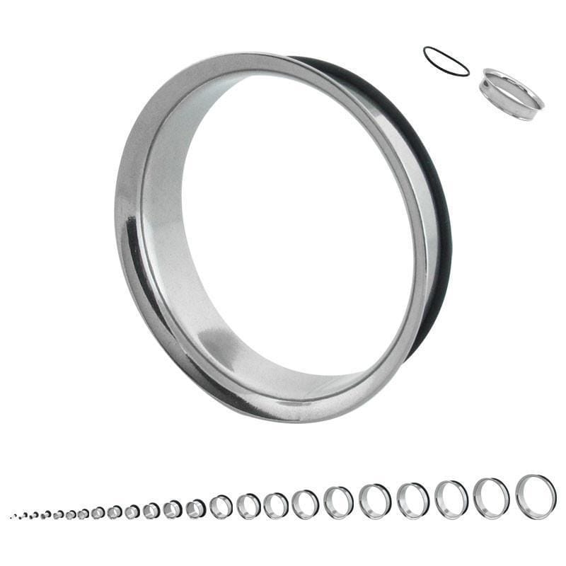 Steel Eyelets | Simple Stainless Steel Tunnel Pair - Avanti Body Jewelry