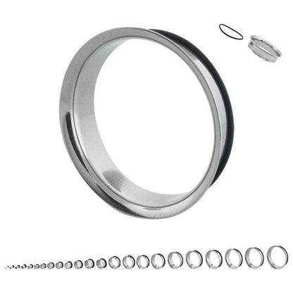Steel Eyelets | Simple Stainless Steel Tunnel Pair - Avanti Body Jewelry