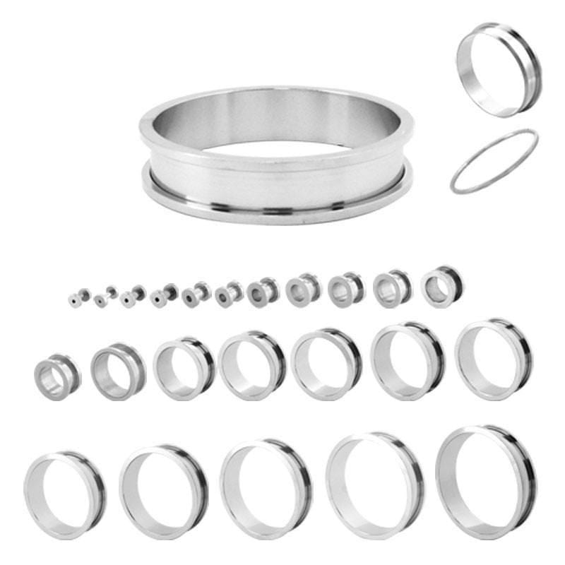 Eyelet Plugs | Threaded Steel Tunnels - Avanti Body Jewelry