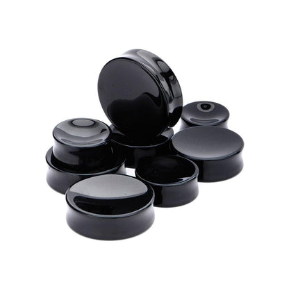 Stone Plugs | Black Onyx Plug Pair - Avanti Body Jewelry