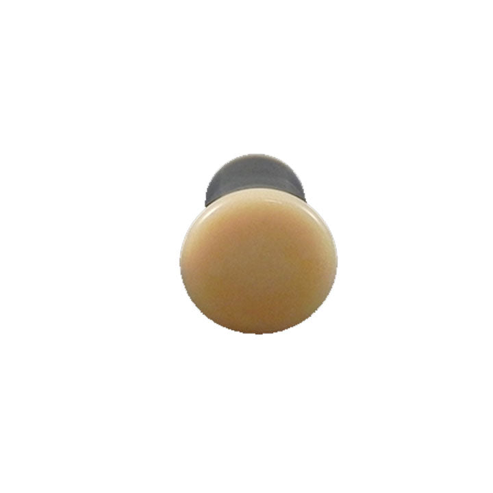 Glass Plugs | Single Flare | Flesh Tone Plug Pair - Avanti Body Jewelry