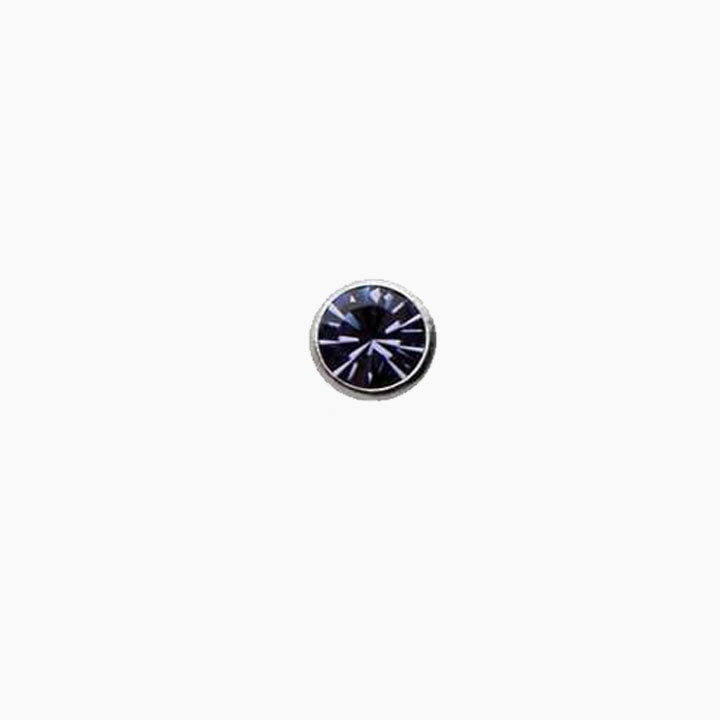 Internally Threaded Bezel Set Gem Labret - Avanti Body Jewelry