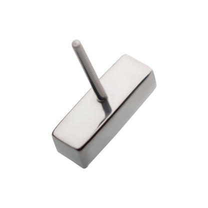 3pc CZ Bar | Titanium Threadless Top For Nose, Ears & Lip - Avanti Body Jewelry