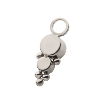 CZ/Opal Jewelry Charm: Add To Your Piercing - Avanti Body Jewelry