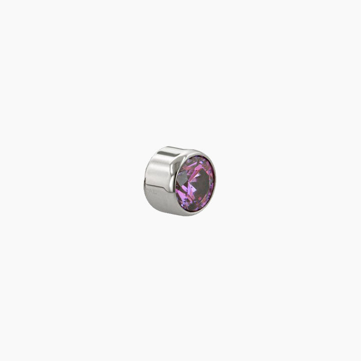 Threaded Bezel-Set Gem End opal - Avanti Body Jewelry