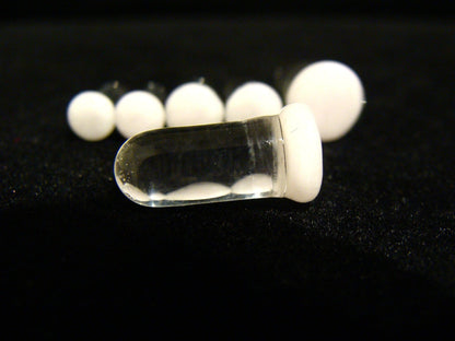 Glass Single Flare Plug Pair - Classics - Avanti Body Jewelry